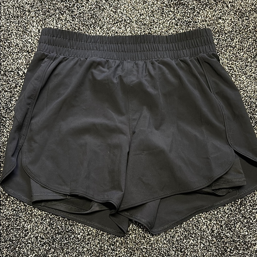 Avia Black Athletic Shorts Lightweight Performance